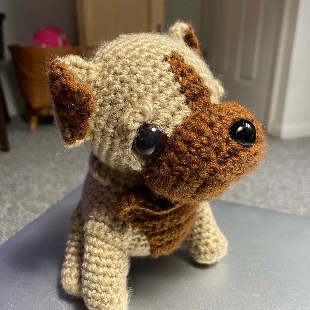 Handmade Crochet Dog